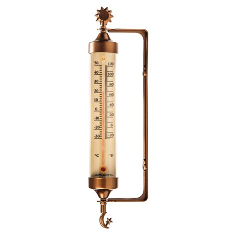 Shop AcuRite Wireless Indoor/Outdoor Copper Thermometer at Lowes.com