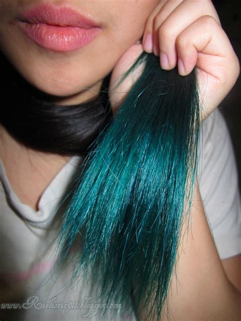 Living In Rielistic World Lemermaid Turquoise Dip Dye