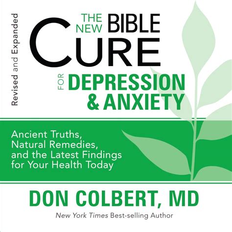 The New Bible Cure For Depression And Anxiety Audiobook By Don Colbert
