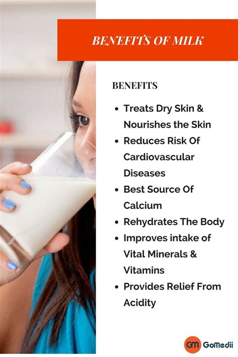 6 Benefits Of Milk Gomedii Healthcare Health Healthy Instahealth