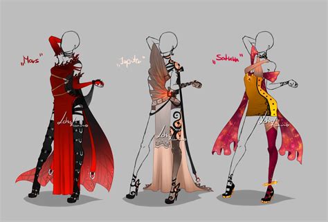 Outfit Design Planets 2 Open Fantasy Clothing Clothing Sketches