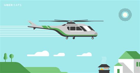 Uber Eats Helicopter