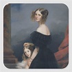 Portrait of Anne-Louise Alix de Montmorency Square Sticker | Zazzle ...
