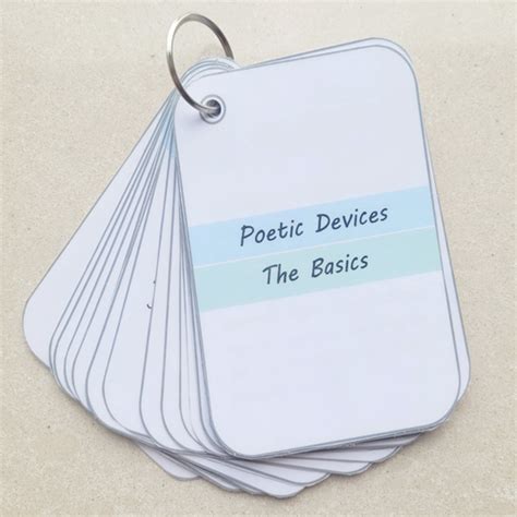 Poetic Devices Teaching Aid Help Cards Differentiation To