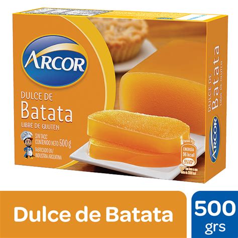 Dulce De Batata “arcor” X 500 Grs Granjaus