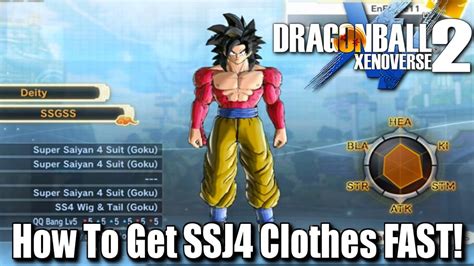 How To Get Ssj4 Clothes Fast For Cac Dragon Ball Xenoverse 2 Dlc Pack