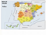 Mapa político de España