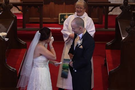 Groom Stops Wedding And Tells Bride To Turn Around Then Bursts Into