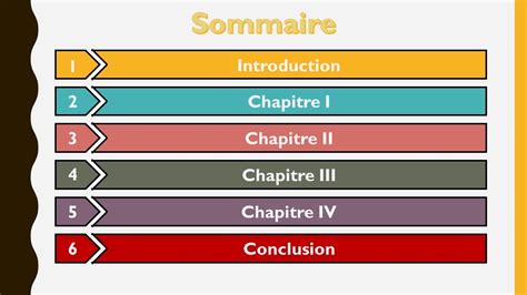 Exemple De Sommaire Powerpoint