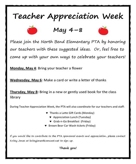 Teacher Appreciation Week Schedule Yahoo Image Search Results Teacher