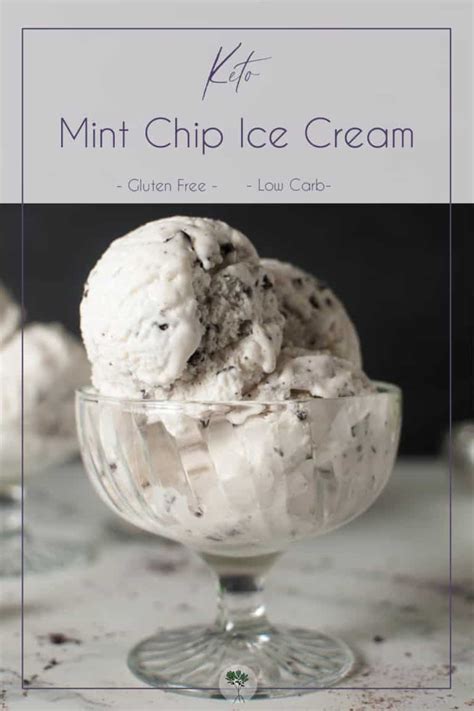 However, i think low carbing desserts is valuable because i hope low carbing desserts become main stream. Keto Mint Chip Ice Cream Recipe - Mountain Berry Eats