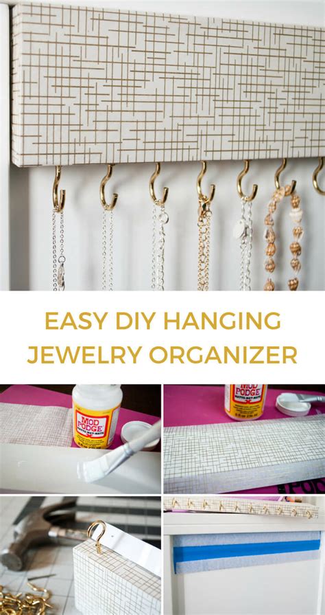Easy Diy Jewelry Organizer For Tangle Free Necklaces