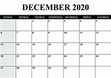 Printable Calendar Template 2020 | Printable Template Calendar