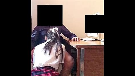 Teen Sucks His Teachers Dick In The Office For A Better Gradesand Real