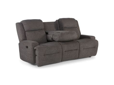 Best Home Furnishings Oneil Contemporary Space Saver Reclining Sofa