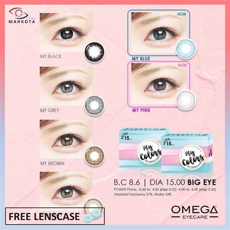 Jual Softlens My Color Normal And Minus 050 Sd 250 15mm By Omega