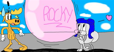 rocky s massive bubble gum by pokegirlrules on deviantart