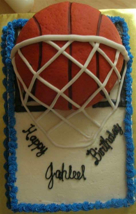 23 Excellent Picture Of Basketball Birthday Cakes Basketball Birthday Cakes Basketball