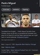 Pedro Miguel Football player statistics Fighting Translated from ...