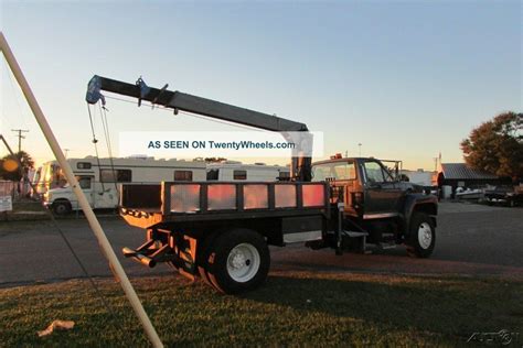 1994 Ford F700 Dump Truck With Crane