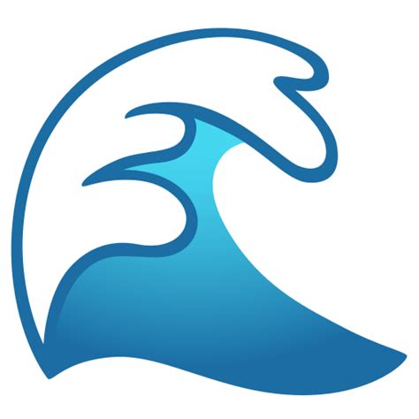 🌊 Water Wave Emoji Ocean Emoji Water Emoji