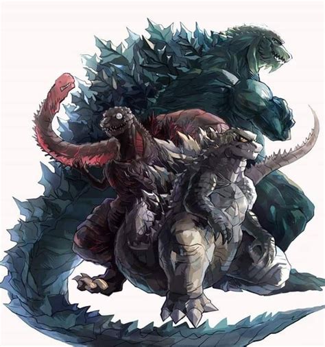 Monsterverse Shin And Earth Godzilla All Godzilla Monsters Godzilla