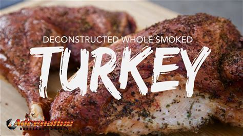 smoked turkey recipe how to bbq turkey on the grill with slow n sear youtube