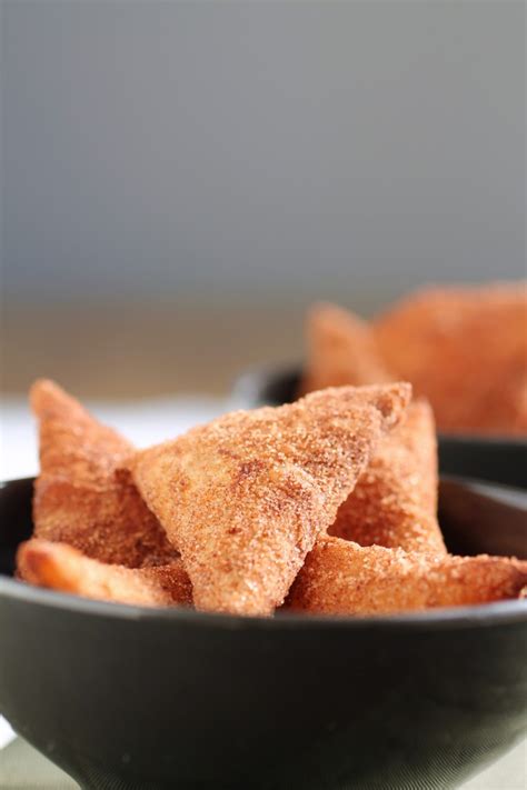 You'll already have tortillas on hand for tacos so all you'll need is ground cinnamon, sugar, and melted butter. Cinnamon Tortilla Chips | Life As A Strawberry