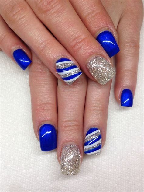 Perfect Blue Nail Designs With Cute Nail Designs For Prom On Design