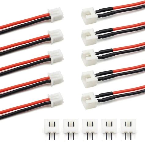 2 3 4 5 Pin JST 2 54mm Connector Cable Plug Electrical Male Female Set