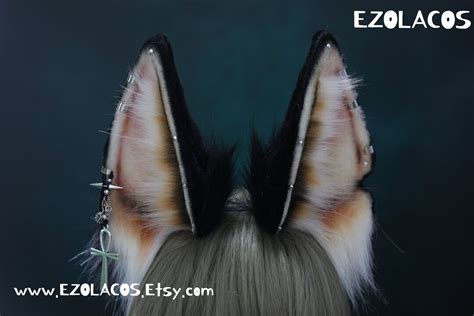 Realistic Anubis Wolf Earemulational Beast Earfaux Fur Eardieb Ear