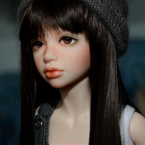 1 4 Bjd Doll Female Girl Bare Body Free Eyes Face Make Up Toy Birthday T Ebay