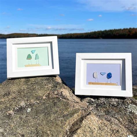 Sea Glass Love Birds Lisa Maries Made In Maine