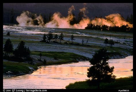 Picturephoto Midway Geyser Basin Along The Firehole River