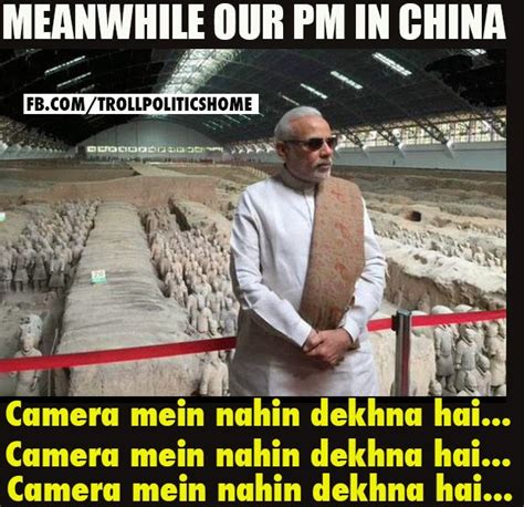 Modi In China Memes Funny Indian Politics Pics Funny Indian