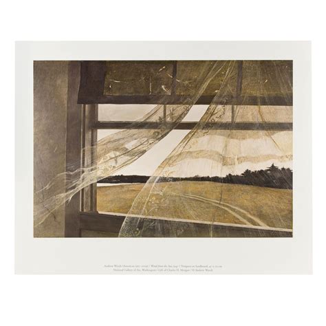 Wyeth Wind From The Sea 11 X 14 Print Andrew Wyeth Wyeth National