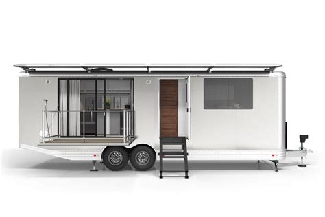 Luxury Travel Trailer Is Like An Ultra Modern Airstream Curbed
