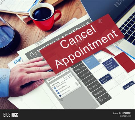 Cancel Cancellation Appointment Image And Photo Bigstock