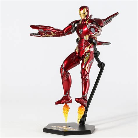 Action Figure Homem De Ferro Iron Man Mark L Luxury Vingadores Guerra Infinita Marvel Escala