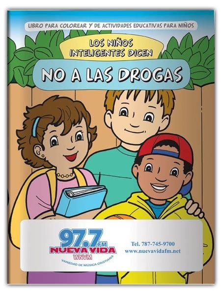 Spanish Smart Kids Say No To Drugs Activity Book Primo Prevention