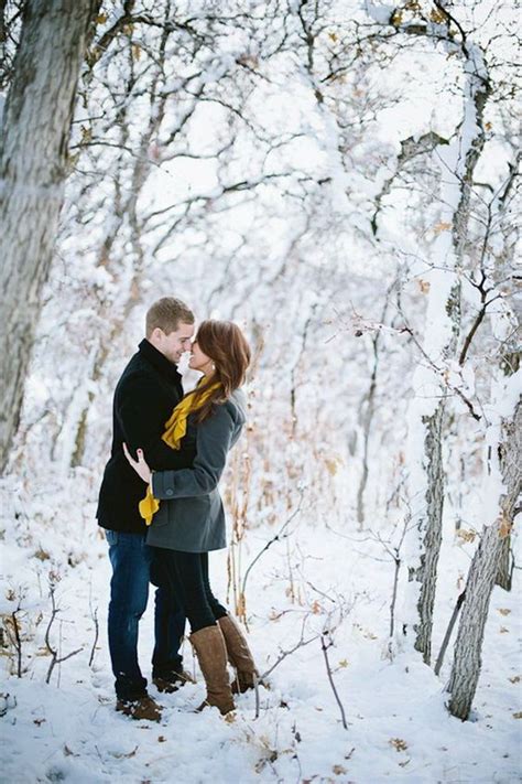30 Winter Engagement Photo Ideas To Warm Your Heart Deer Pearl