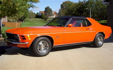 Calypso Coral Orange 1970 Ford Mustang Grande Hardtop Mustangattitude