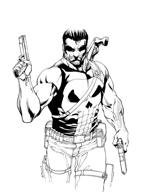 Punisher By Johnnymorbius On Deviantart Coloring Library