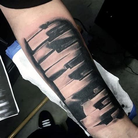 Piano tattoos for girls, men & women. 60 Piano Tattoos For Men - Music Instrument Ink Design Ideas