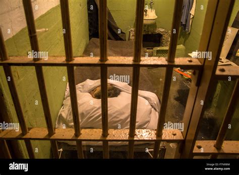 Prison Cell On Alcatraz Island San Francisco Stock Photo Alamy