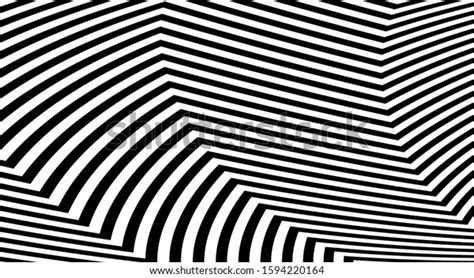 Abstract Zig Zag Optical Illusion Background Stock Vector Royalty Free