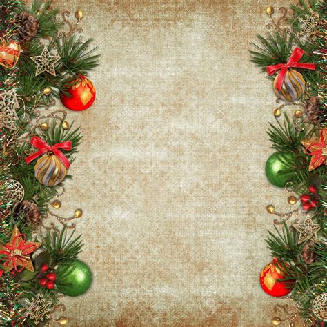 Vintage Christmas Background Stock Photo Picture And Royalty Free