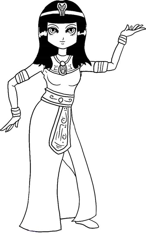 Dibujo Para Colorear De Cleopatra 41244