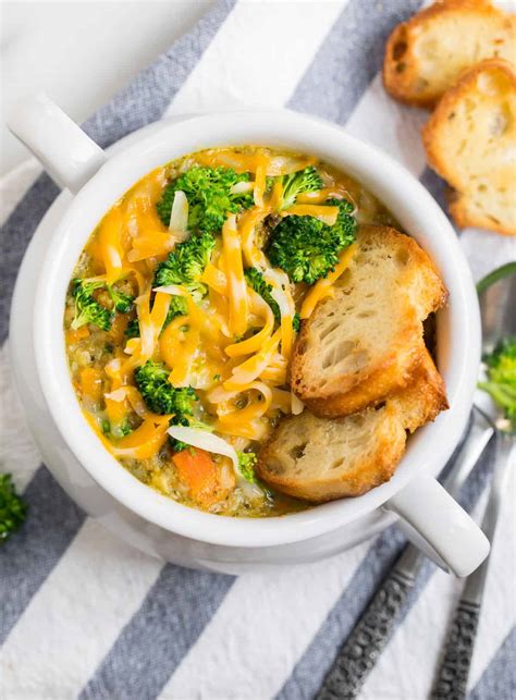 But the instant pot method is even more hands off: Instant Pot Broccoli Cheese Soup {Ready in 30 Mintues ...
