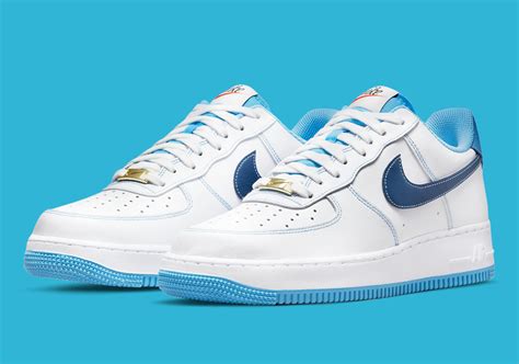 Nike Air Force 1 Low First Use Bleu Da8478 100 Crumpe
